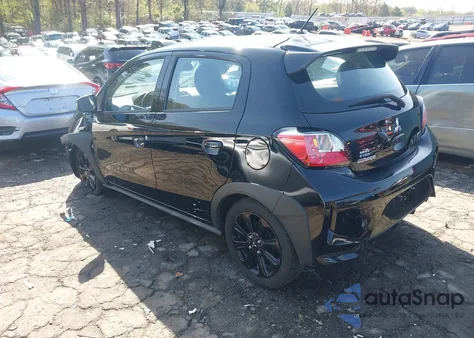 2024 Mitsubishi Mirage Black Edition from USA, damaged, VIN ML32AWHJ5RH003760